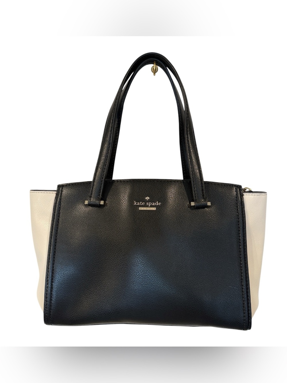 kate spade Geraldine Two-Tone Pebbled Leather Tote